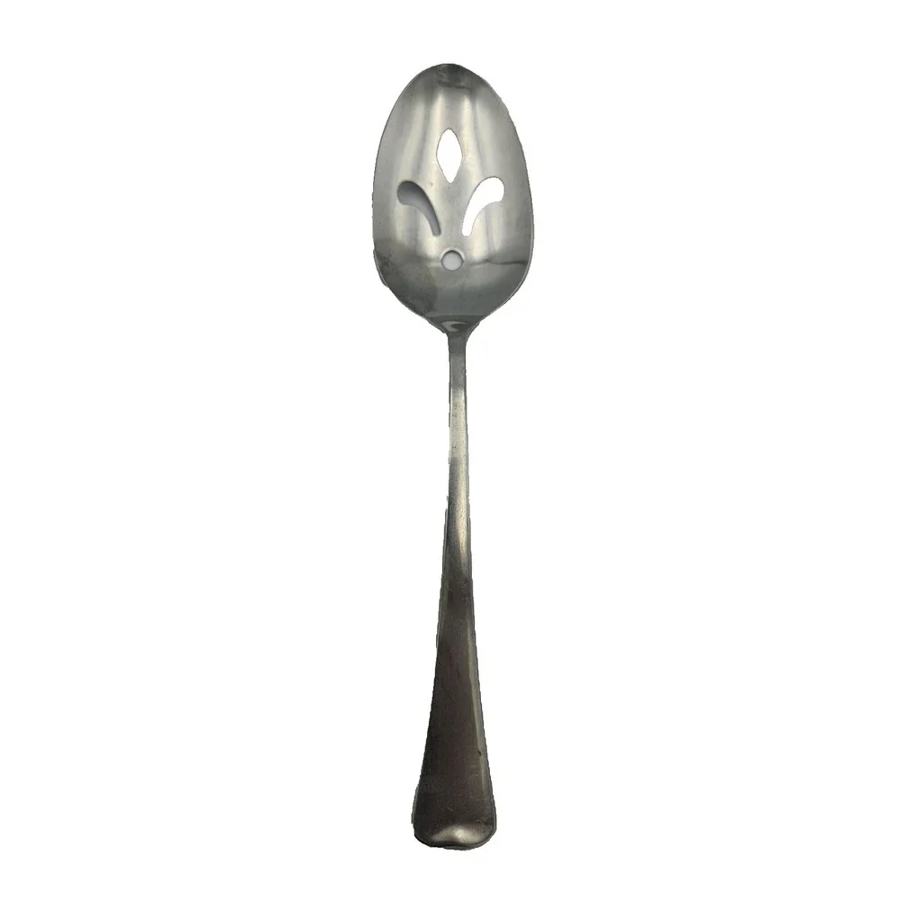 Oneida Stainless Classic Shell Slotted‎ Serving Spoon 8.5